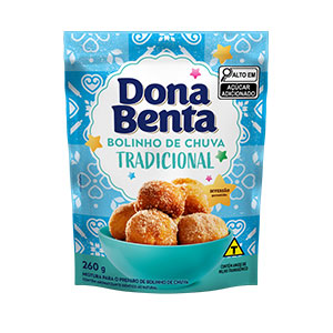 Mistura para Bolinho de chuva Dona Benta <br>Tradicional