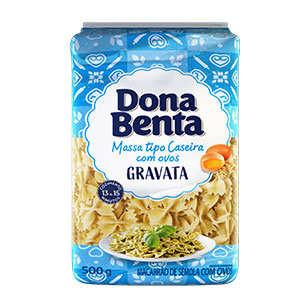 Massa Gravata com ovos –  Dona Benta Caseira