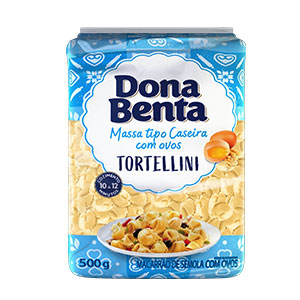 Massa Tortelline com ovos – Dona Benta Caseira